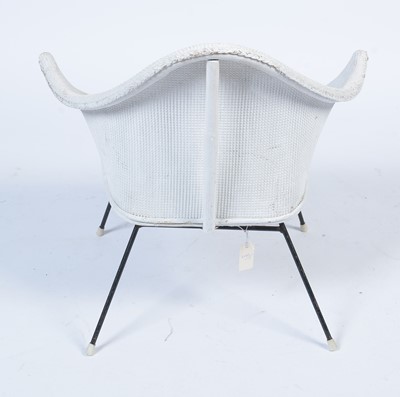 Lot 26 - A mid Century loom pattern bedroom chair.