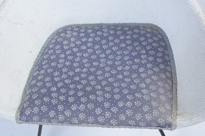 Lot 26 - A mid Century loom pattern bedroom chair.