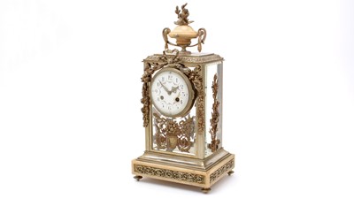 Lot 1035 - A 19th Century French gilt bronze four-glass eight day mantel clock