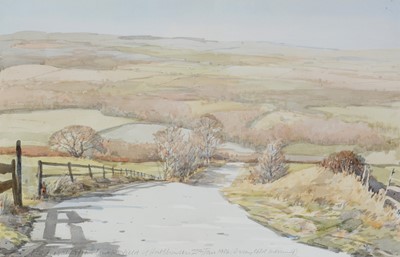 Lot 740 - George Hutchinson - Derwent Valley from Burnopfield | watercolour