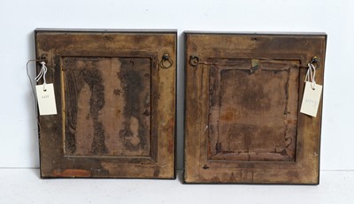 Lot 1039 - David Mossman - Portrait pair of John Collingwood Bruce and his wife Charlotte | watercolour