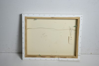 Lot 75 - Fiona Morley - Figure Stretching Arm | wire and acrylic on box canvas