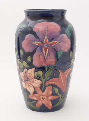 Lot 56 - Moorcroft Tigris pattern vase by Rachel Bishop