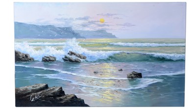 Lot 278 - Roger Vilamont - Seashore Sunset | oil