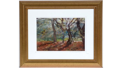 Lot 754 - Contemporary British - Woodland Near Ashby | needle felted wool