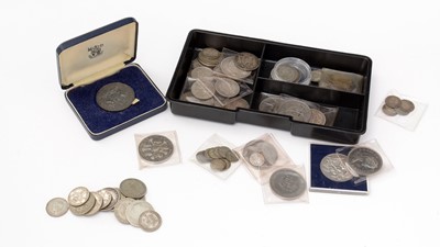 Lot 218 - A selection of silver coinage
