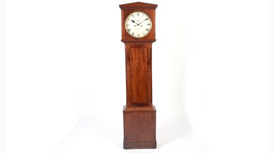 Lot 1027 - Bryson & Son, Dalkeith: a Scottish mid 19th Century mahogany longcase clock.