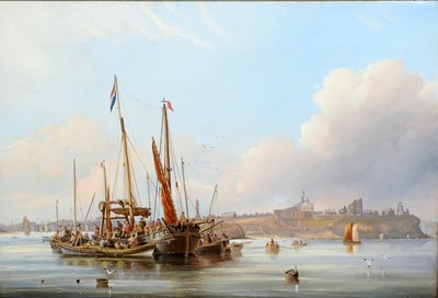 Lot 1079 - John Scott - Off Tynemouth | oil