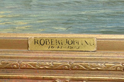 Lot 1081 - Robert Jobling - Newcastle-Upon-Tyne at Dusk, from the Prospect of the River Tyne | oil