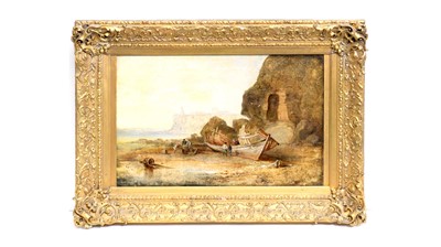 Lot 122 - Henry Perlee Parker - Salvaging a Shipwreck on the Beach at Tynemouth | oil