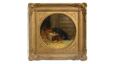 Lot 1132 - Follower of George Armfield - The Terrier and the Rat Trap | oil