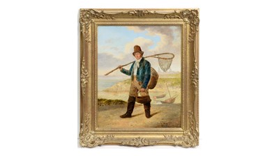 Lot 1116 - Henry Perlee Parker - The Northumberland Fisherman | oil