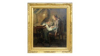 Lot 1050 - Ralph Hedley RBA - Song of the Shirt | oil