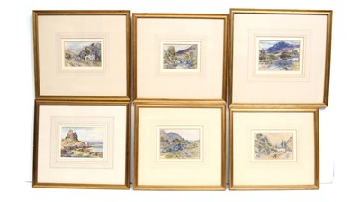 Lot 991 - Harry James Sticks - Six landscape views | watercolour