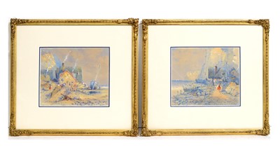 Lot 977 - George James Knox - A pair of coastal views | watercolour