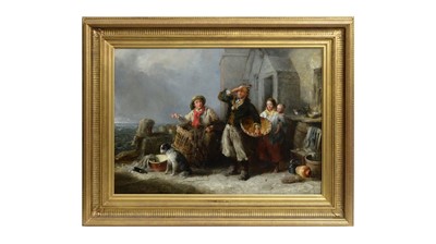 Lot 1100 - Henry Perlee Parker - Uncertain About the Weather | oil