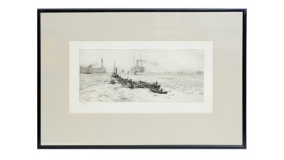 Lot 931 - William Lionel Wyllie - Tynemouth | etching