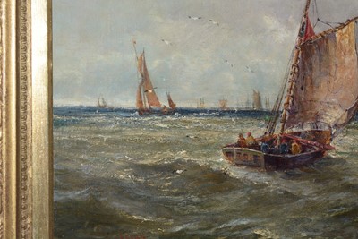 Lot 1095 - Charles Napier Hemy - Heading out to Sea | oil