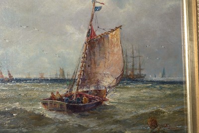 Lot 1095 - Charles Napier Hemy - Heading out to Sea | oil