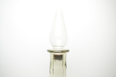 Lot 293 - An impressive glass apothecary jar with stopper.
