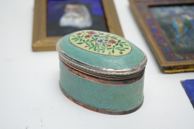 Lot 501 - Selection of portraits, various; and a trinket box.
