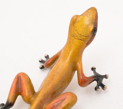 Lot 112 - Frogman bronze Eddy Lizard