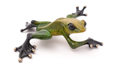 Lot 115 - Frogman bronze 'Twister'