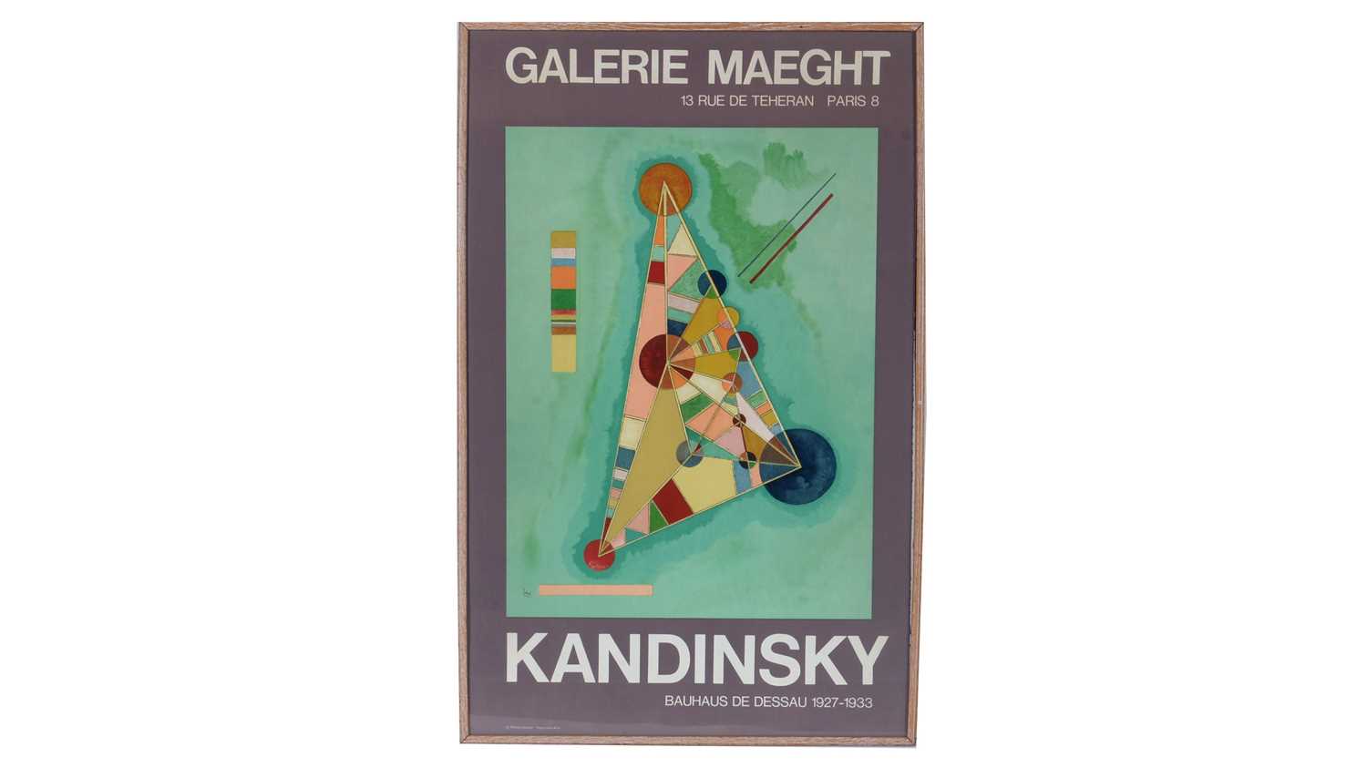 Lot 155 - After Wassily Kandinsky - Poster for Galerie Maeght: Kandinsky: 1927-1933 | lithograph