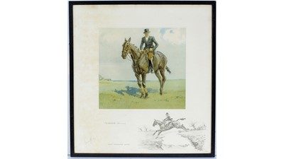 Lot 716 - "Snaffles" Charles Johnson Payne - 'Andsome is - Wot 'Andsome Does | hand tinted mezzotint