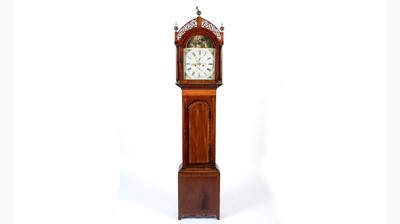 Lot 1026 - John Cooke, Bellingham: a 19th Century inlaid mahogany longcase clock.