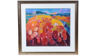 Lot 287 - Anthony Marshall - Poppies | oil