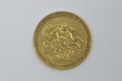 Lot 940 - George III gold sovereign, 1817, type A.
