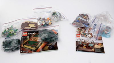 Lot 109 - LEGO IDEAS Ship in a Bottle, 21313 and Pop-Up Book, 21315