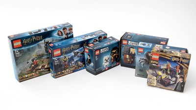 Lot 128 - LEGO Harry Potter sets, 4731, 75950, 75945, 40412, 41615