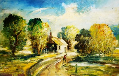Lot 233 - Antoni Sulek - Verdant Landscape | oil