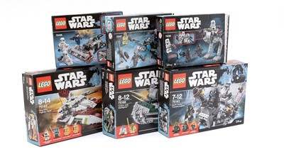 Lot 160 - Six LEGO Star Wars sets