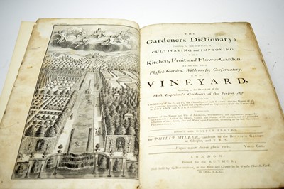 Lot 234 - The Gardener's Dictionary; and Familiar Garden Flowers, various authors.