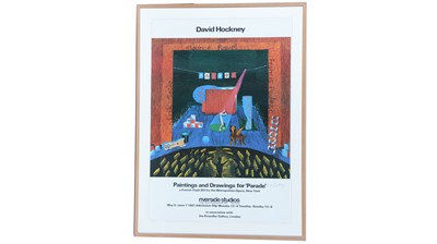 Lot 159 - David Hockney - Parade poster | signed by the artist