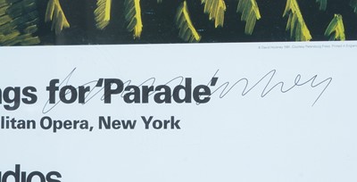 Lot 159 - David Hockney - Parade poster | signed by the artist
