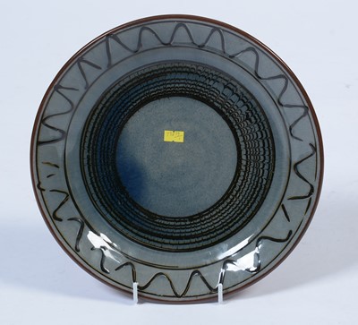 Lot 87 - A studio pottery dish attributed to Sean Casserley