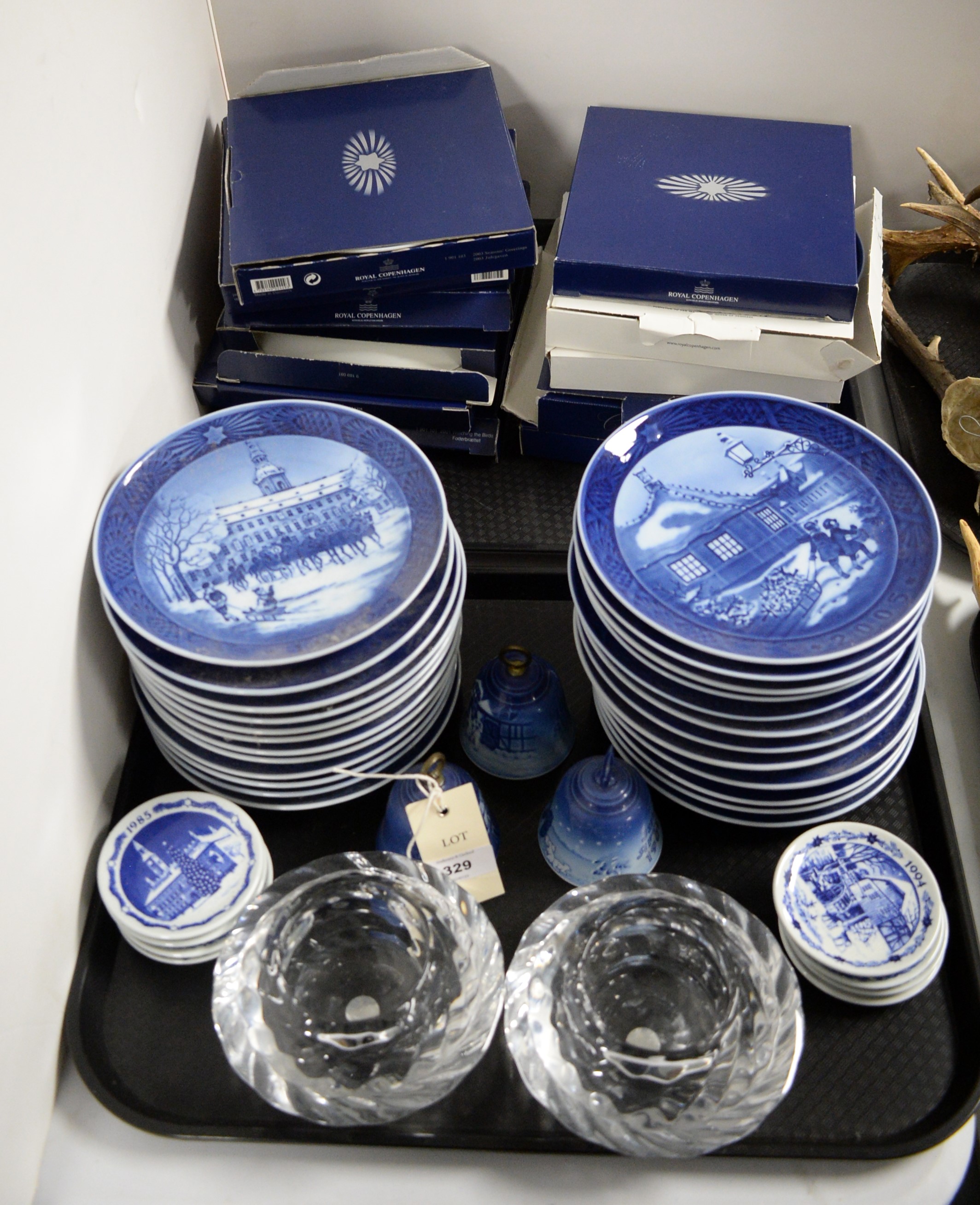 Lot 329 - A collection of Royal Copenhagen Christmas