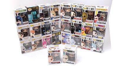 Lot 303 - A large collection of Funko Pop figures