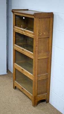 Lot 5 - Kenrick & Jefferson Ltd: an early 20th Century oak bookcase.
