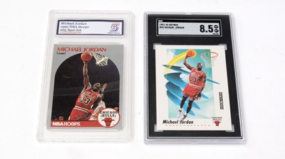 Lot 315 - Two graded Michael Jordan trading cards