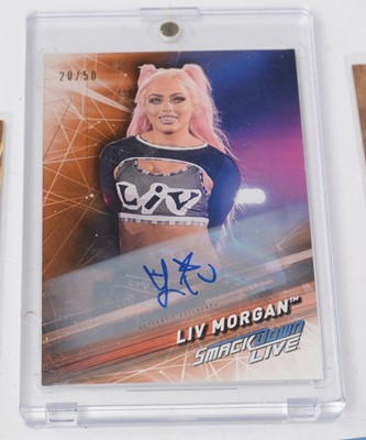 Lot 320 - A collection of female WWE star collectors trading cards