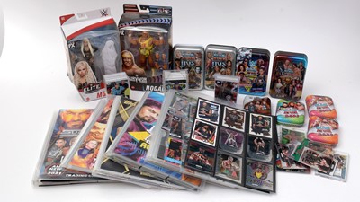 Lot 322 - A large collection of WWE collectors trading cards