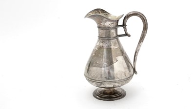 Lot 165 - A late 19th Century Norwegian silver jug or ewer.