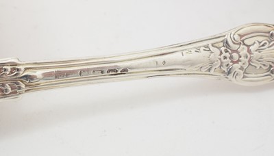 Lot 171 - Two silver mustard pots, one with spoon; and a pair of grape shears, varying dates.