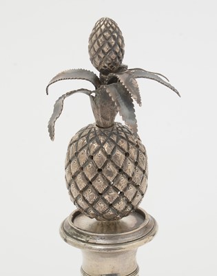 Lot 155 - An early 19th Century Portuguese silver toothpick holder.