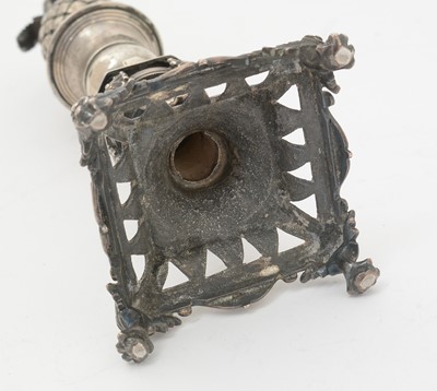 Lot 155 - An early 19th Century Portuguese silver toothpick holder.